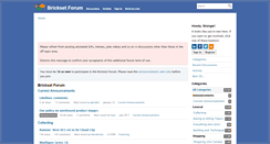Desktop Screenshot of bricksetforum.com